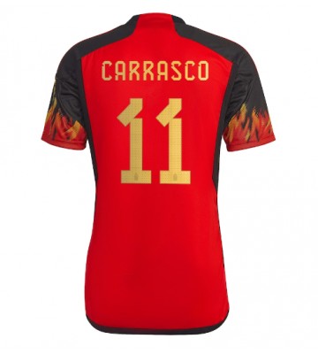 Lacne Muži Futbalové dres Belgicko Yannick Carrasco #11 MS 2022 Krátky Rukáv - Domáci